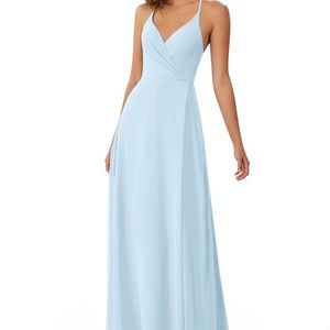 AZAZIE DAVIS Bridesmaid Dress in SKY BLUE, SIZE 2